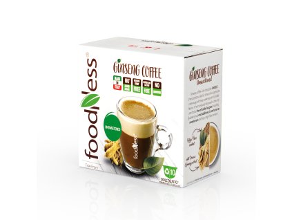 Café con ginseng sin azúcar Foodness para Dolce Gusto (10 cápsulas)