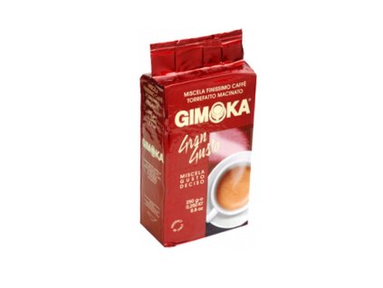 Café molido Gimoka Gran Gusto 250, el mejor café en cz
