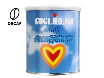 guglielmo descafeinado café molido descafeinado lata 250g