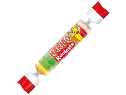 Gelatina Haribo Ruleta con sabores de frutas 25g