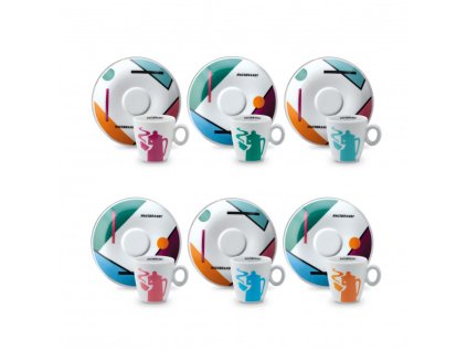 Hausbrandt rediseñó el juego de salek podsalek para espresso de 70 ml, el mejor café de la República Checa.