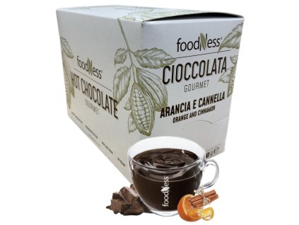 Chocolate caliente con naranja y canela de Foodness