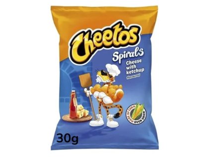 Espirales de Cheetos con Queso y Kétchup (30 g) - nejkafe-cz