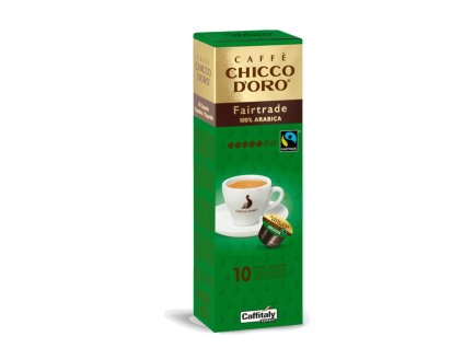 Cápsulas de café arábico de comercio justo Chiccodoro, Caffitaly, Tchibo, Cafissimo, Nejkafé, CZ
