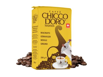 Café en grano Chicco d'Oro Tradition 250 g, el mejor café checo