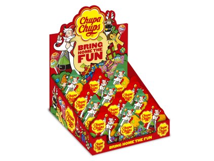 Chupa Chups decoración navideña cartón 56g x 12uds