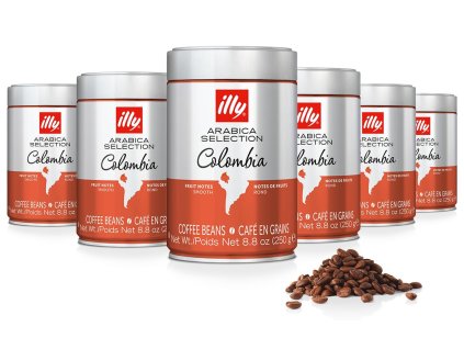 Café en grano Illy Colombia 250g 6 uds