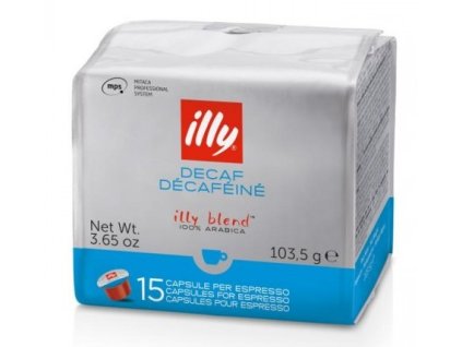 Cápsulas de café espresso Illy Mitaca DESCAFEINADO 15uds MPS