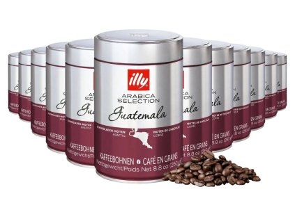 Café illy guatemala en grano 250g 12 unidades