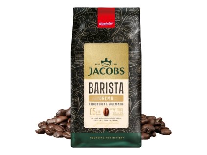 Café Jacobs Barista, crema, grano, el mejor café de la República Checa