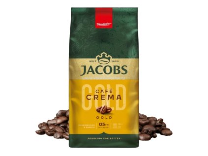 Café Jacobs con crema dorada y café Nejkafé