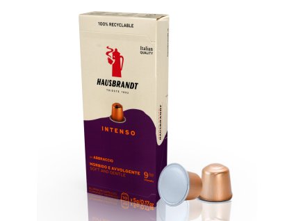 hausbrandt intenso cápsulas para nespresso 10uds