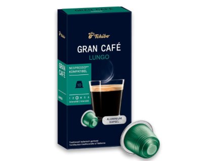 Cápsulas Tchibo Gran Cafe Lungo para Nespresso (10 unidades)