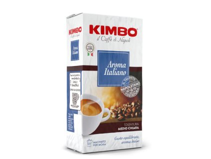 Café molido Kimbo Aroma Italiano 250 g, el mejor café de la República Checa