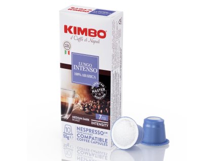 Kimbo Lungo 10 cápsulas Nespresso, el mejor café de la República Checa