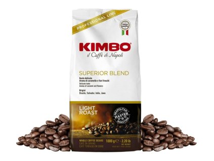 Café en grano Kimbo Superior Blend (1 kg), el mejor café de la República Checa
