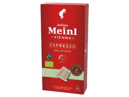Cápsulas de café compostables Julius Meinl Inspresso Espresso Bio Fairtrade para Nespresso (10 unidades)