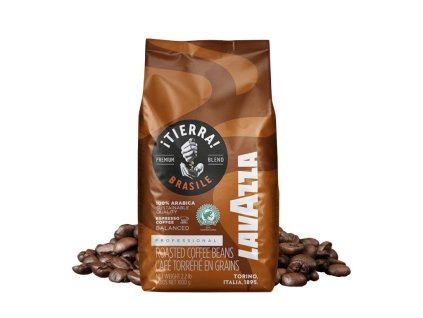 Lavazza tierra brasile 100 arabica espresso 1 kg mejor café cz