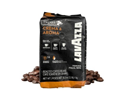 Granos de café Lavazza Expert Crema Aroma, el mejor café cz
