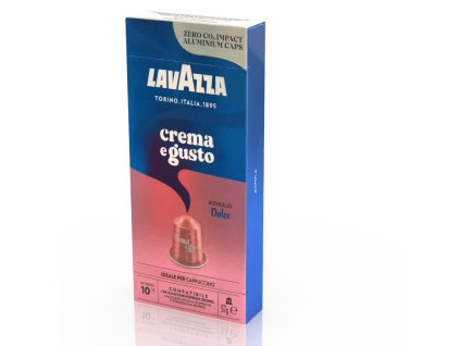 lavazza crema e gusto dolce alu cápsulas para nespresso 10 piezas nejkafe cz