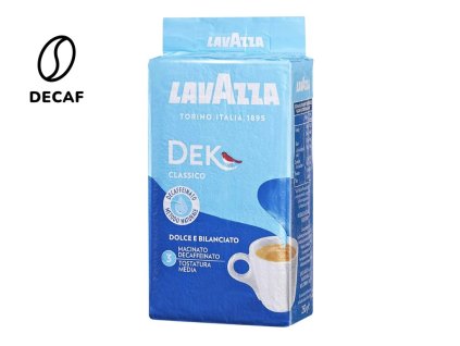 café molido lavazza dek 250g 2