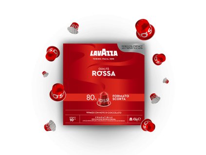 Lavazza d qualita rossa NCC 80 cápsulas el mejor café República Checa