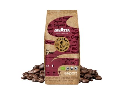 Granos de café Lavazza Tierra Bio Intenso orgánico (1 kg), el mejor café checo