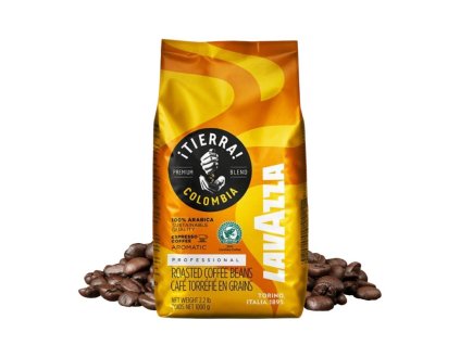 Granos de café Lavazza Tierra Colombia (1 kg) - El mejor café de la República Checa