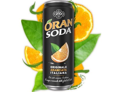 Refresco de limón Oransoda, limonada italiana de 330 ml, Nejkafé (cz)