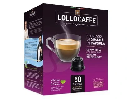 Lollo caffé ARGENTO espresso para Dolce Gusto 50 cápsulas