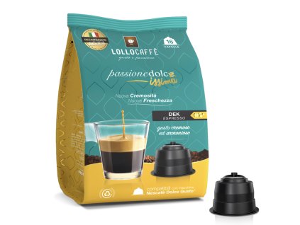 Cápsulas de café Lollo Dolce Gusto Deca sin cafeína (16 unidades), el mejor café de la República Checa.