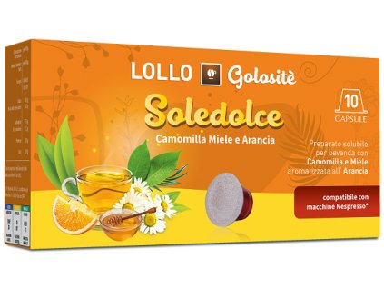 Cápsulas Lollo Caffé Manzanilla y Miel con Naranja para NESPRESSO® 10 uds.