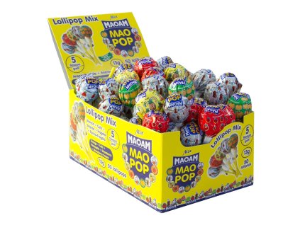 Piruletas Maoam Mao Pop 13 g 50 unidades