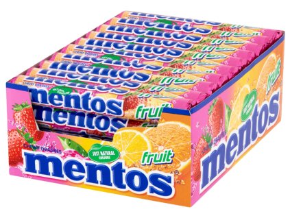 Caramelos masticables Mentos Fruit Fruit 38 g 40 unidades
