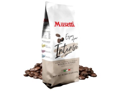 musetti intenso café en grano 1 kg