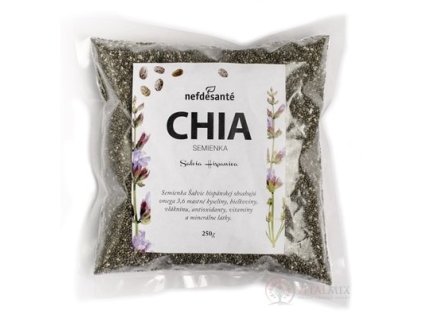 Semillas de chía Nefdesanté Semillas de salvia 250 g nejkafe cz