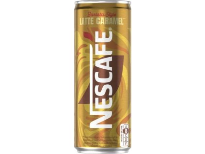 Café helado Nescafé estilo barista, 250 ml, caramelo latte, el mejor café de la República Checa.