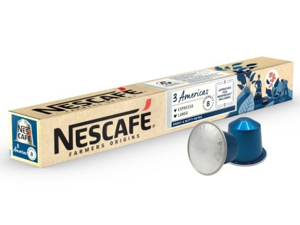 Cápsulas Lungo de Nescafé Farmers 3Americas para Nespresso (10 unidades)