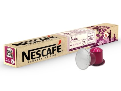Cápsulas Nescafé Farmers Origins India para Nespresso (10 unidades)