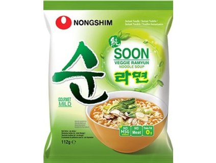Nongshin Soon, ramyun vegetariano, 112 g, el mejor café cz