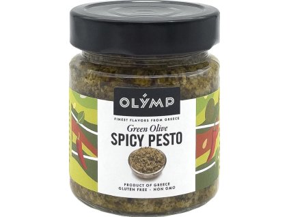 Aceitunas con pesto y chile Olymp 180 g Nejkafe cz