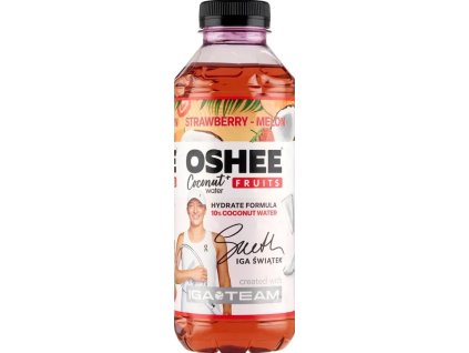 Agua de coco Oshee, frutas, fresa y melón, 555 ml, el mejor café cz