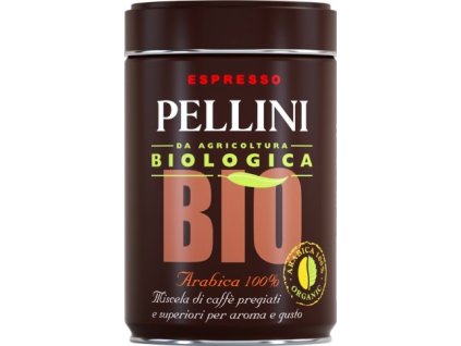 Café arábico molido PELLINI BIO 100 250 g mejor café cz