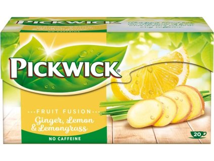 Té de jengibre y limón con limoncillo Pickwick Fruit Fusion 20 x 2 g