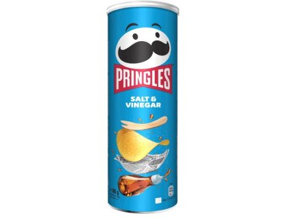 Pringles patatas fritas con sal, vinagre y vinagre, 165 g, el mejor café de la República Checa