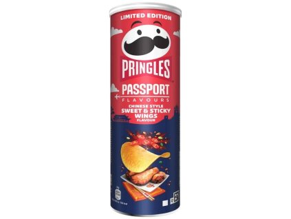 Pringles Passport Alitas dulces y pegajosas estilo chino 165 g