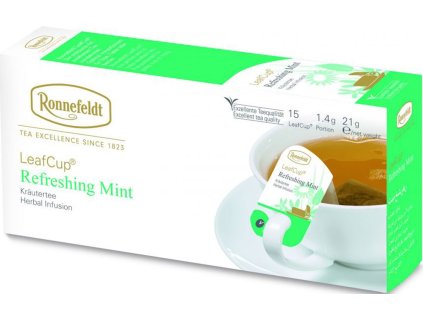Ronnefeld Leafcup 15 piezas, menta refrescante, el mejor café de la República Checa