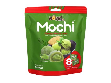 Mochi cremoso de matcha latte de la familia real, 120 g