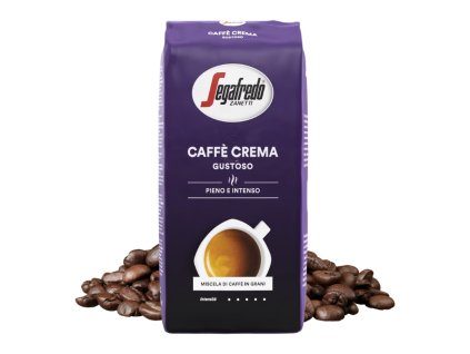 segafredo caffe crema gustoso café en grano 1kg