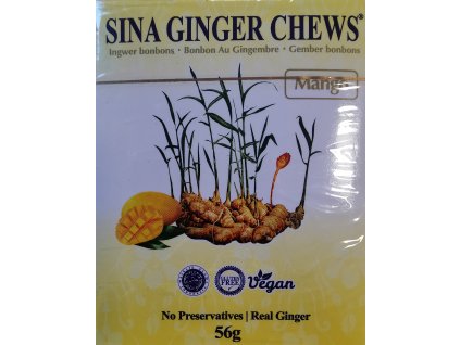 Sina Ginger Mango 56g El mejor café cz